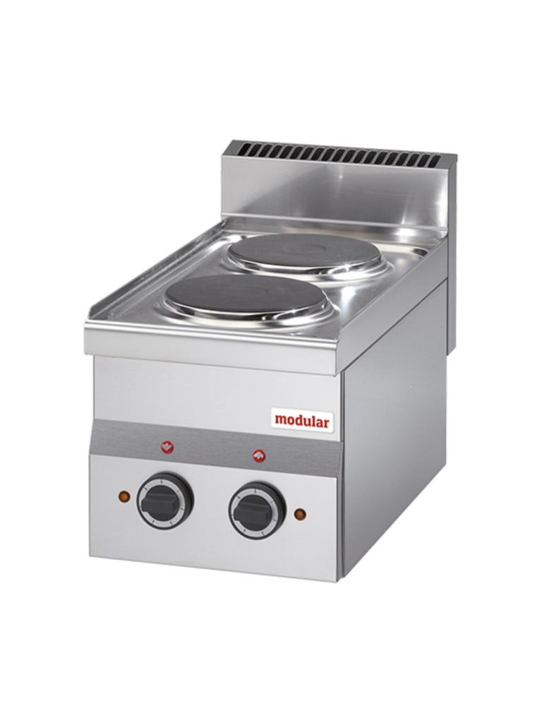 Cuisinière - H 28 x 30 x 60 CM - 11 KG - 220 - 240 - Sans - Prise V - 3000 W - Inox - Electrique - Modulaire - 316605