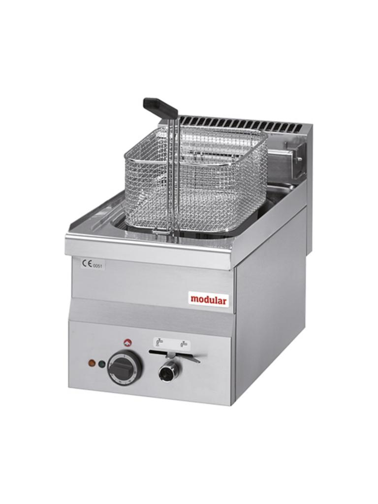 Friteuse - H 28 x 30 x 60 CM - 15 KG - 380 - 415 - Sans - Prise V - 7500 W - Inox - 10 Litres - Electrique - Modulaire - 316654