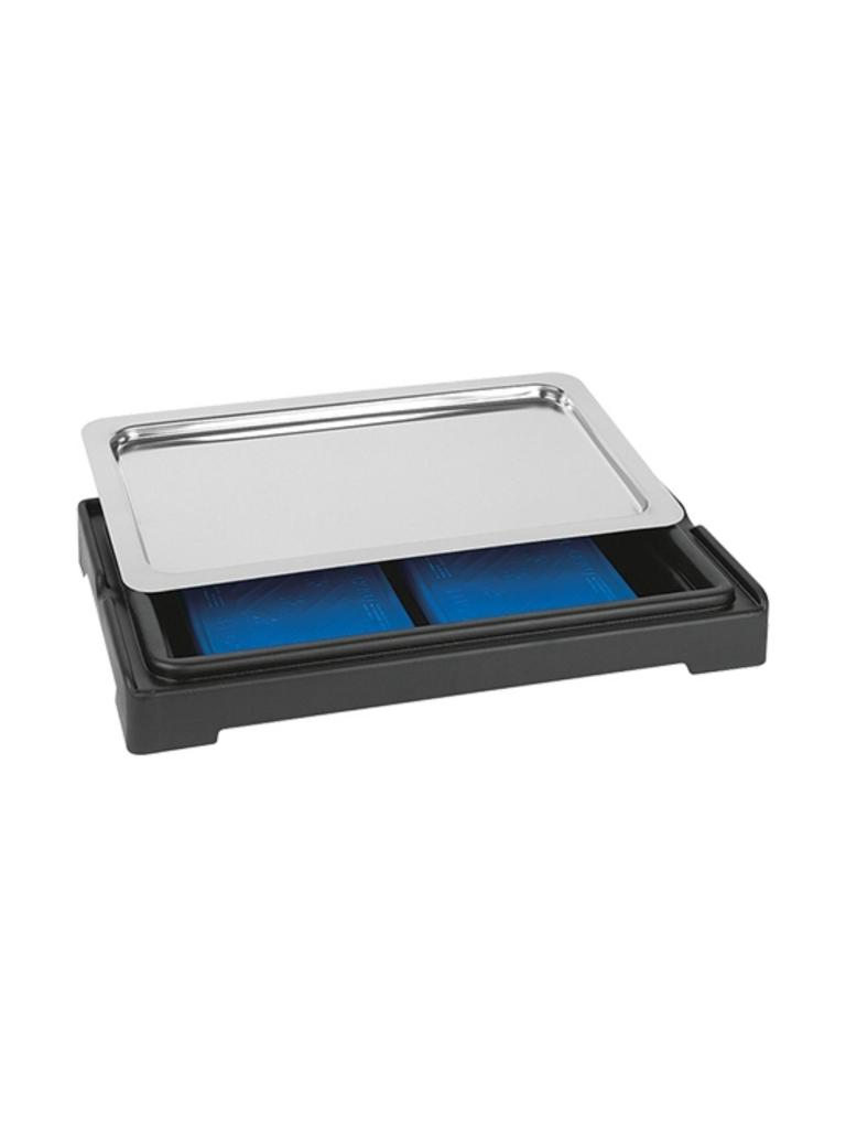 Vitrine buffet - 1/1 GN - H 6,5 x 56,5 x 35 CM - Noir - 130160