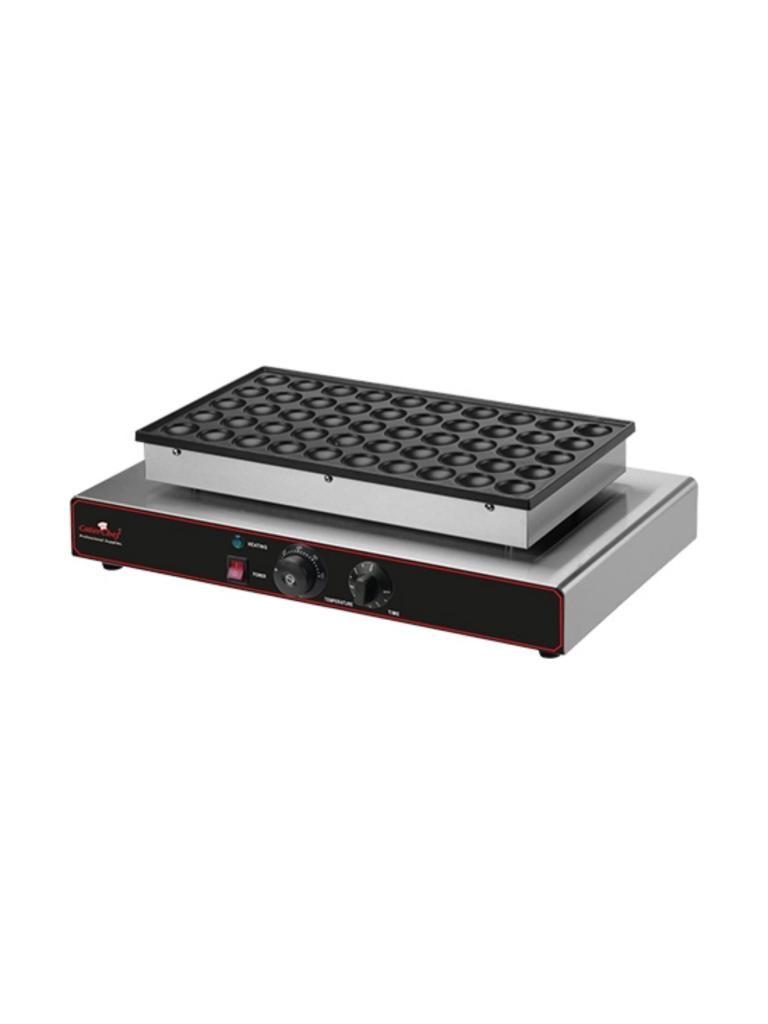 Appareil de cuisson Poffertjes - H 17 x 55 x 37,5 CM - 10,7 KG - 220 - 240 V - 1800 W - +0°C / +300°C - Caterchef - 680250
