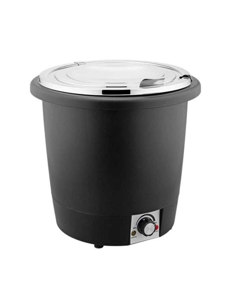 Marmite à soupe - H 31 CM - 2.84 KG - Ø32.5 CM - 220 - 240 V - 450 W - Polypropylène - 10 Litre - Avec évidement cuillère - 861070