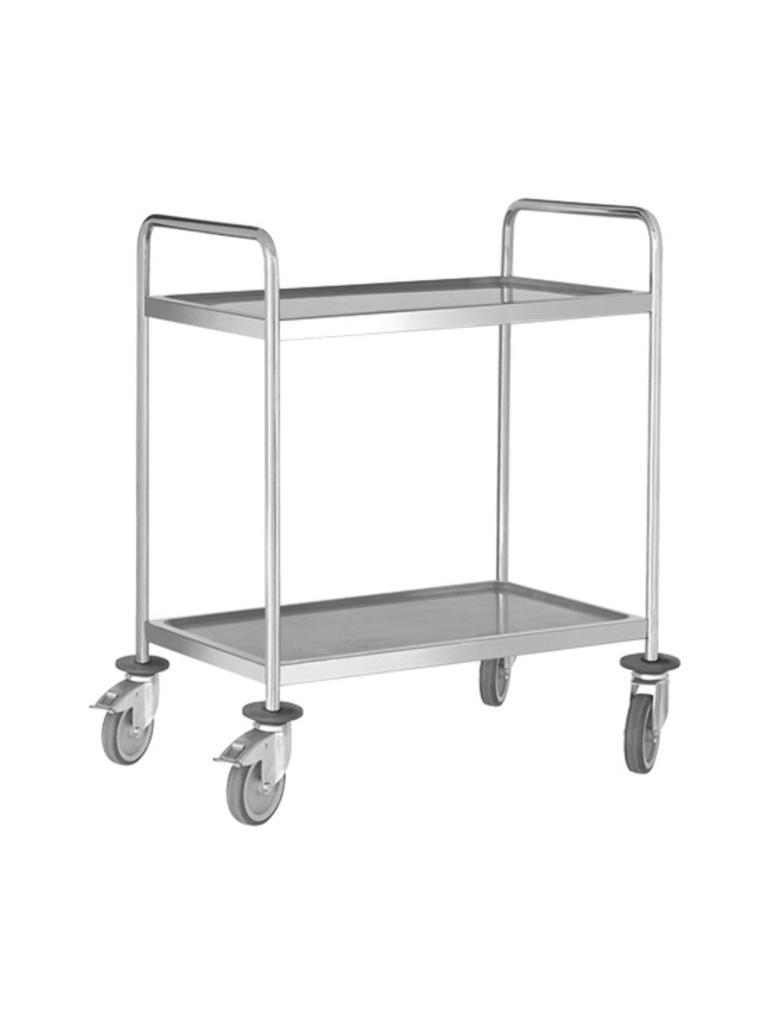 Chariot de service - H 101,5 x 88 x 58 CM - 14,9 KG - Inox - Pujadas - 898035