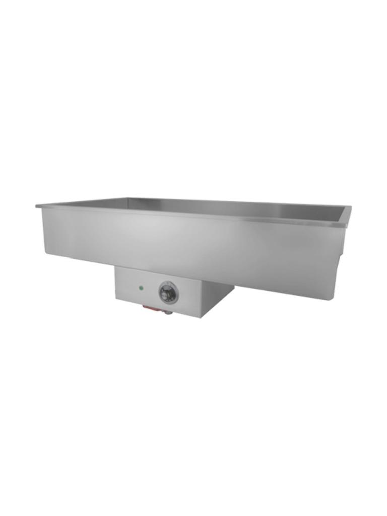 Bain Marie - H 30 x 100 x 55 CM - 13 KG - 220 - 240 V - 3000 W - Inox - Mach - 899104