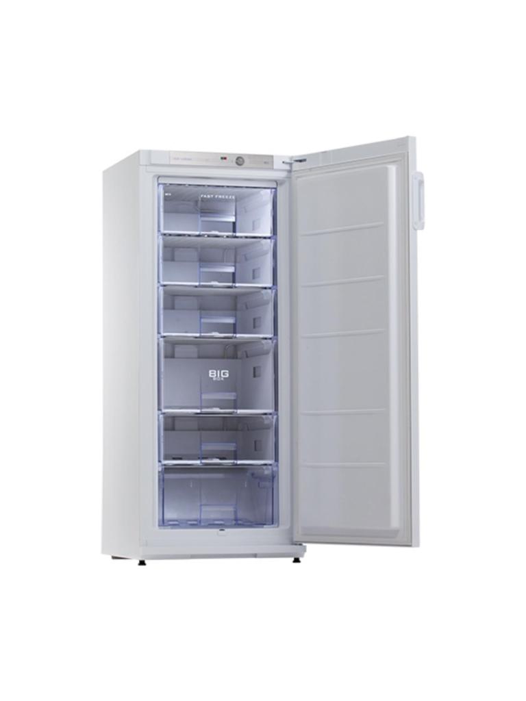 Congélateur - H 145 x 60 x 60 CM - 53 KG - 220 - 240 V - 165 W - Statique - R600A - Tôle d'acier émaillée - Blanc - 196 Litre - +0°C / -18°C - Exquisit - 905250