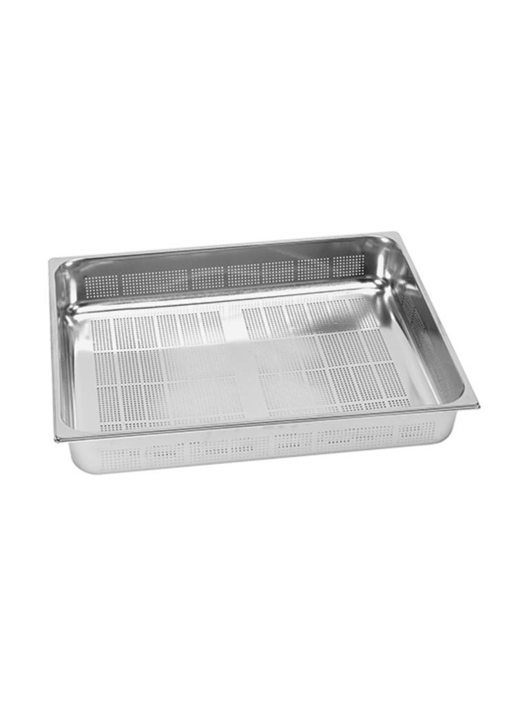 Bac gastronorme - 2/1 GN - 18 Litres - H 6,5 x 65 x 53 CM - Inox - Caterchef - 953544