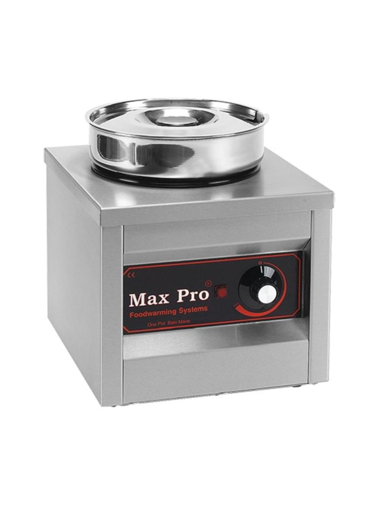 Réchaud à Chocolat - H 29 x 26.3 x 29 CM - 6.43 KG - 220 - 240 V - 250 W - Inox - 4.5 Litre - +2°C / +40°C - MaxPro - 921551