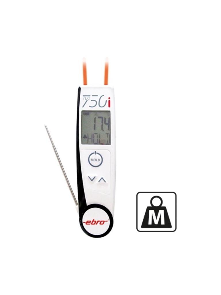 Jauge de Température à Coeur - H 2.3 x 4.4 CM - 0.1 KG - 16.95 CM - Acrylonitrile-Butadiène-Styrène (Abs) - -50°C / +250°C - Ebro - 926005