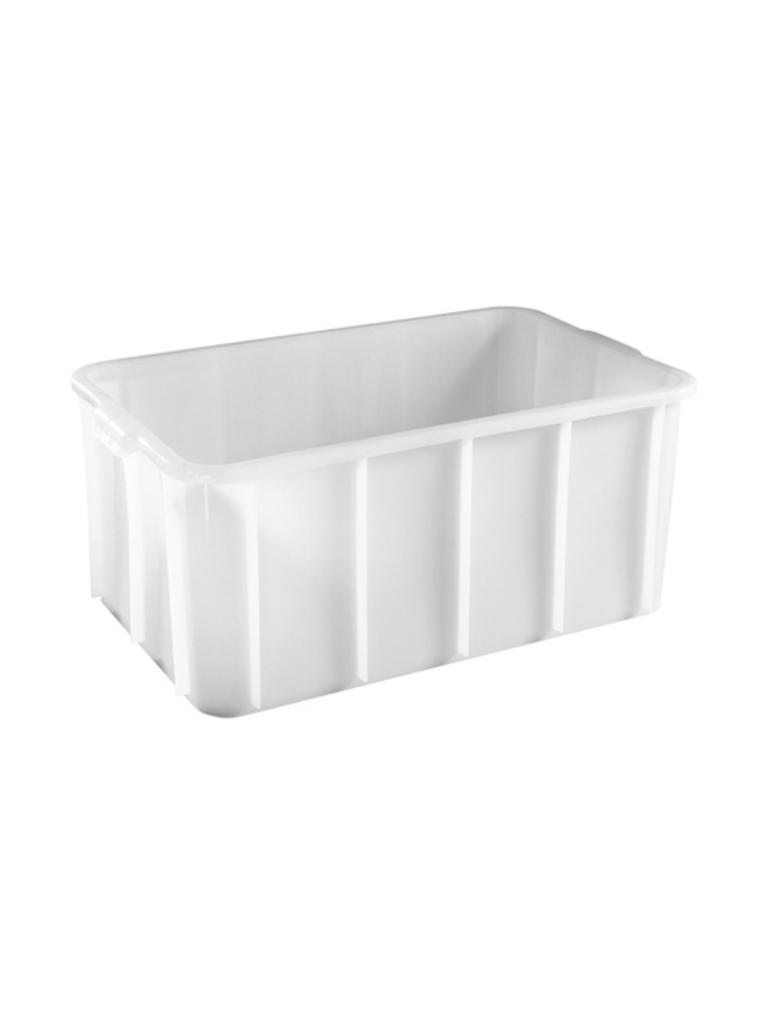 Bac gerbable - H 33,5 x 83 x 57 CM - 8 KG - Polyéthylène - Blanc - 130 Litre - 956015