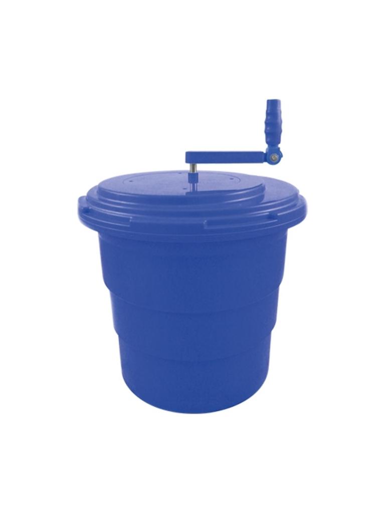 Essoreuse à salade - H 55 CM - 4,4 KG - Ø44 CM - Polypropylène - Bleu - 20 Litres - 072220