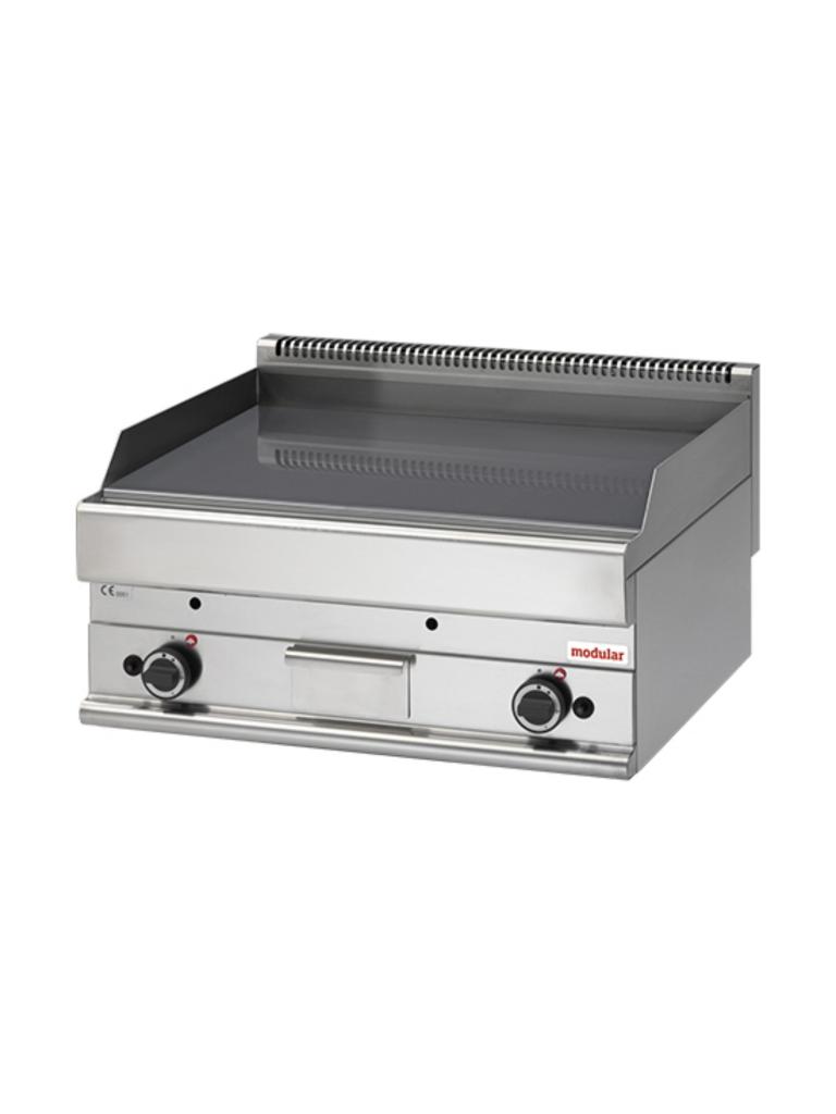 Plaque de cuisson - H 28 x 70 x 65 CM - 67 KG - Gaz naturel - 11,4 CM - Inox - Lisse - Modulable - 316125