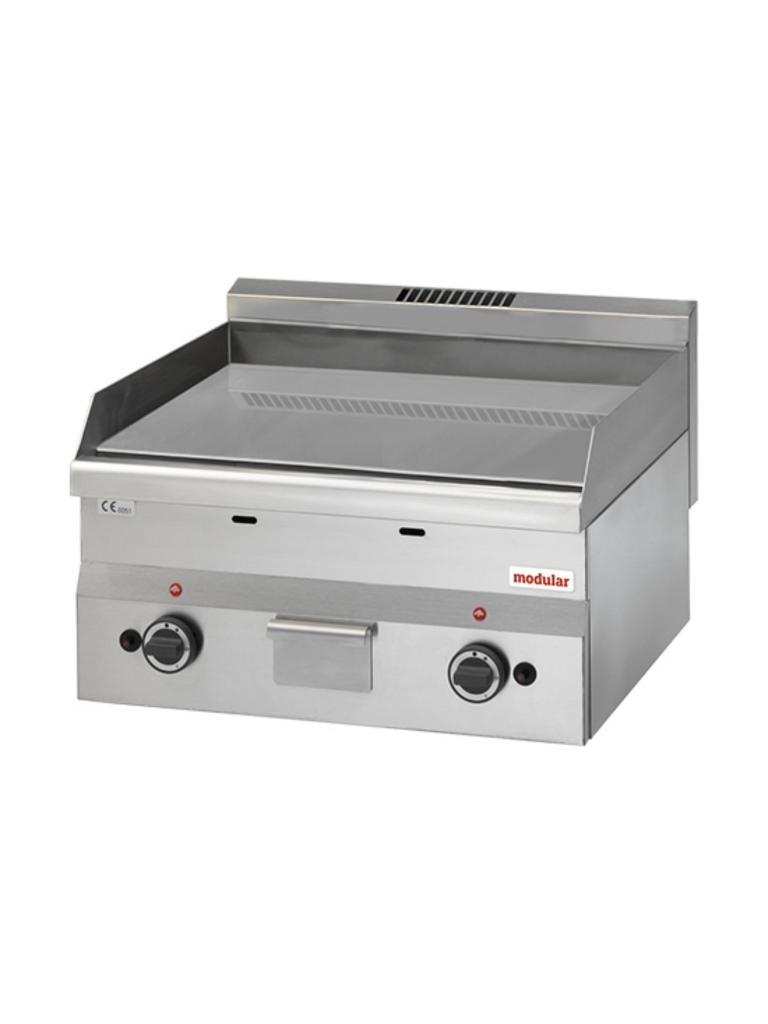 Plaque de cuisson - H 28 x 6 x 60 CM - 47 KG - Gaz naturel - 10,4 CM - Inox - Lisse - Modulable - 316646