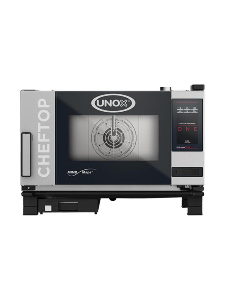 Cheftop Mindone - H 53.8 x 75 x 78.3 CM - 53.8 KG - 380 - 415 - Sans - Prise V - 5000 W - Inox - +30°C / +260°C - Unox - 596213