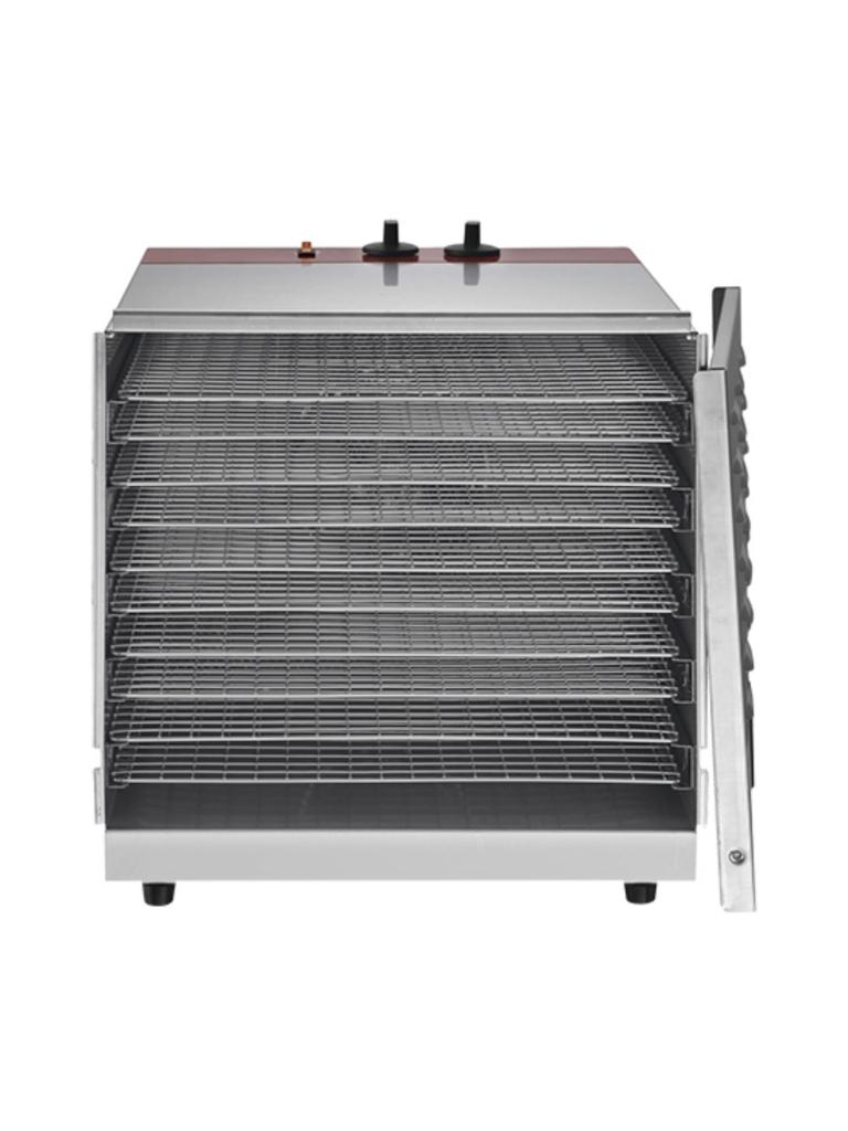 Four de Séchage Alimentaire - H 43.3 x 43.5 x 51.1 CM - 13.8 KG - 220 - 240 V - 1000 W - Inox - +30°C / +75°C - Caterchef