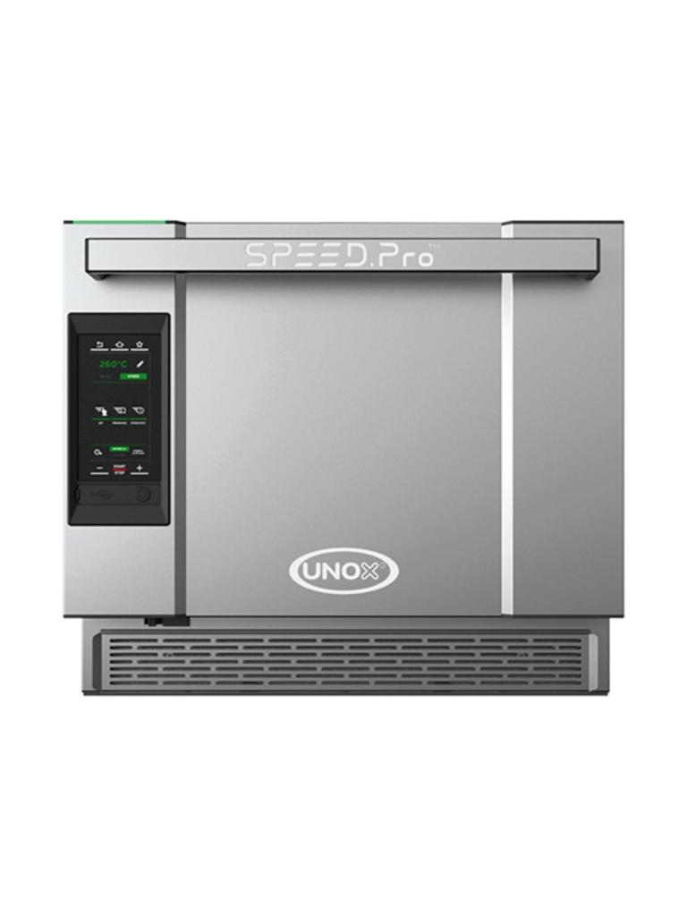 Bakerlux Speed.Pro - H 54.1 x 61.2 x 74.6 CM - 91 KG - 380 - 415 - Sans - Prise V - 6600 W - Inox - +30°C / +260°C - Unox - 596010