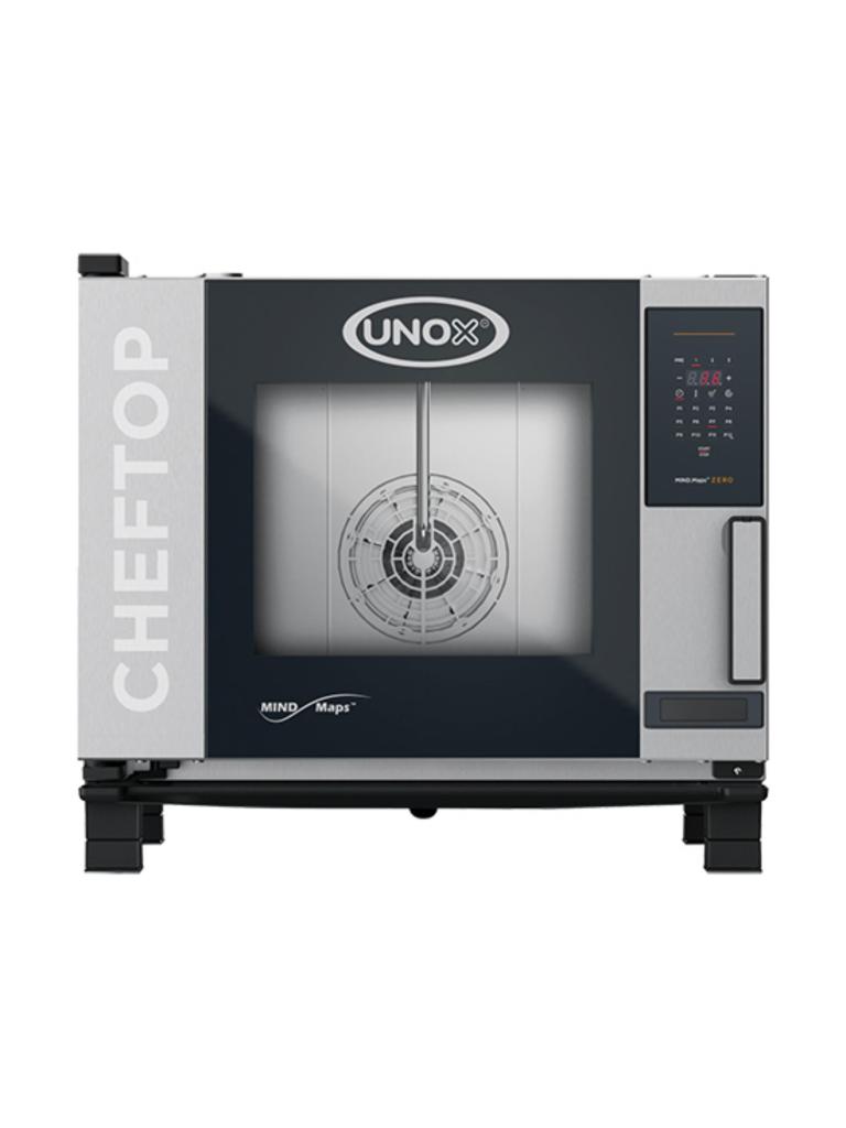 Cheftop Mindzero - H 67.5 x 75 x 78.3 CM - 61 KG - 380 - 415 - Sans - Prise V - 9300 W - Inox - +30°C / +260°C - Unox - 596273