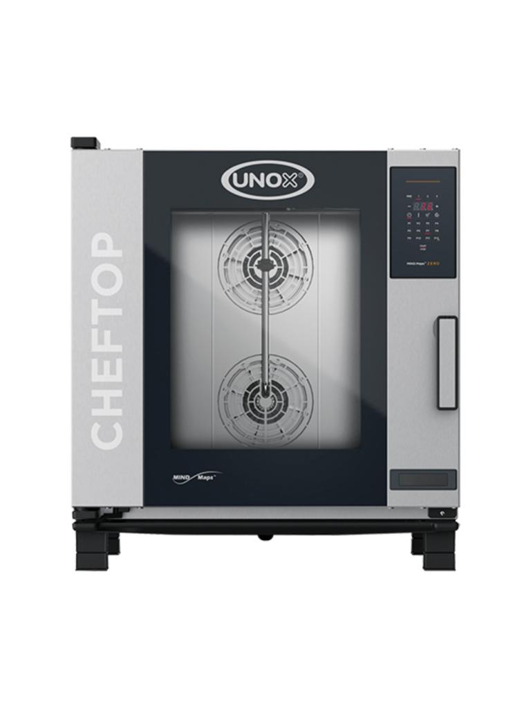 Cheftop Mindzero - H 84.3 x 75 x 78.3 CM - 72 KG - 380 - 415 - Sans - Prise V - 11700 W - Inox - +30°C / +260°C - Unox - 596275