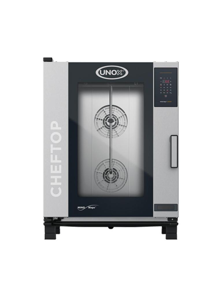 Cheftop Mindzero - H 101 x 75 x 78.3 CM - 85 KG - 380 - 415 - Sans - Prise V - 18500 W - Inox - +30°C / +260°C - Unox - 596278
