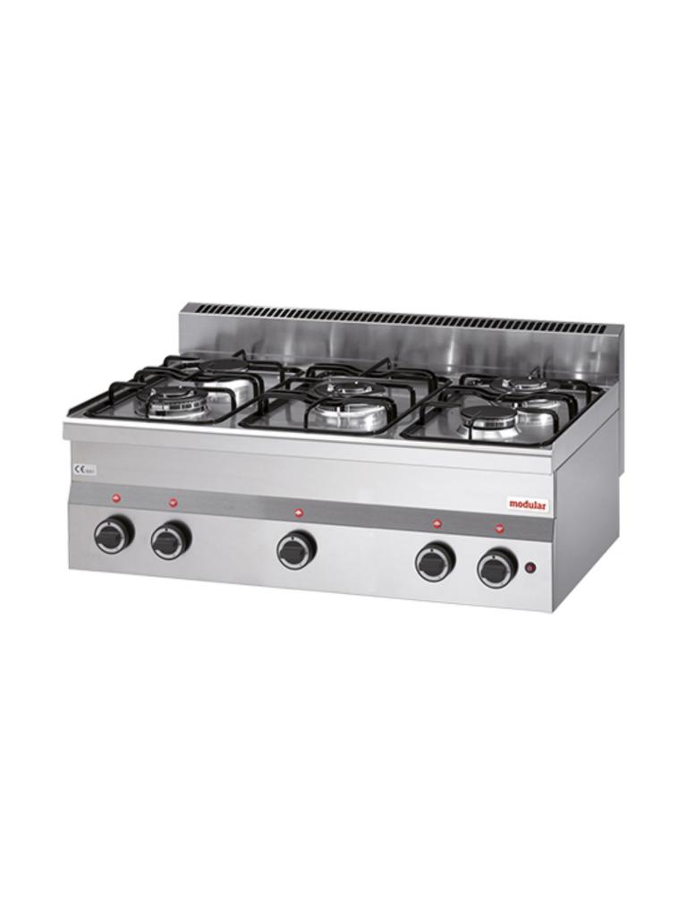 Cuisinière - H 28 x 90 x 60 CM - 22 KG - Gaz Naturel - 17,4 CM - Inox - Gaz - Modulaire - 316603