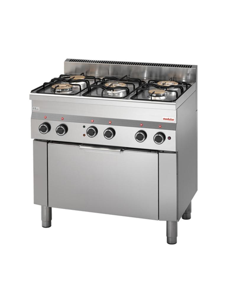 Réchaud - H 85 x 90 x 60 CM - 78 KG - 220-240V - 3000 W - 15.5 CM - Inox - +150°C / +300°C - Modulaire - 316691