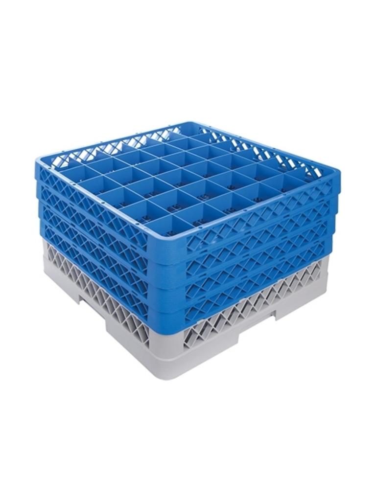 Corbeille à verres sur pied - H 26 x 50 x 50 CM - 0,01 KG - Polypropylène - Corbeille à verres sur pied - CaterRacks - CR3624