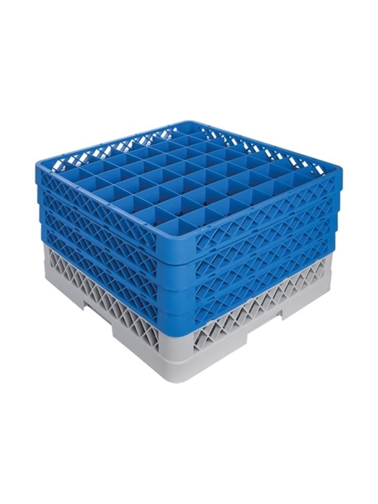 Corbeille à verres sur pied - H 26 x 50 x 50 CM - 0,01 KG - Polypropylène - Corbeille à verres sur pied - CaterRacks - CR4924