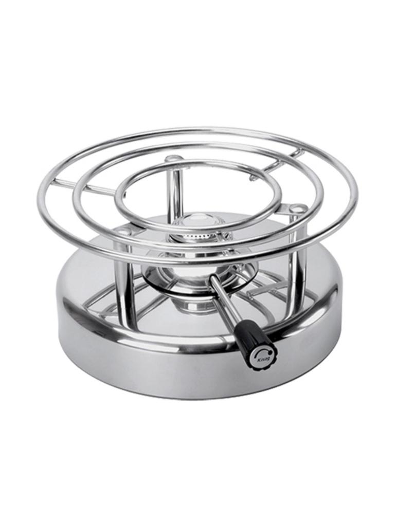 Rechaud - H 11 CM - 1.72 KG - Ø20 CM - Gaz Propane - 1.4 CM - Inox - Kisag - 204025