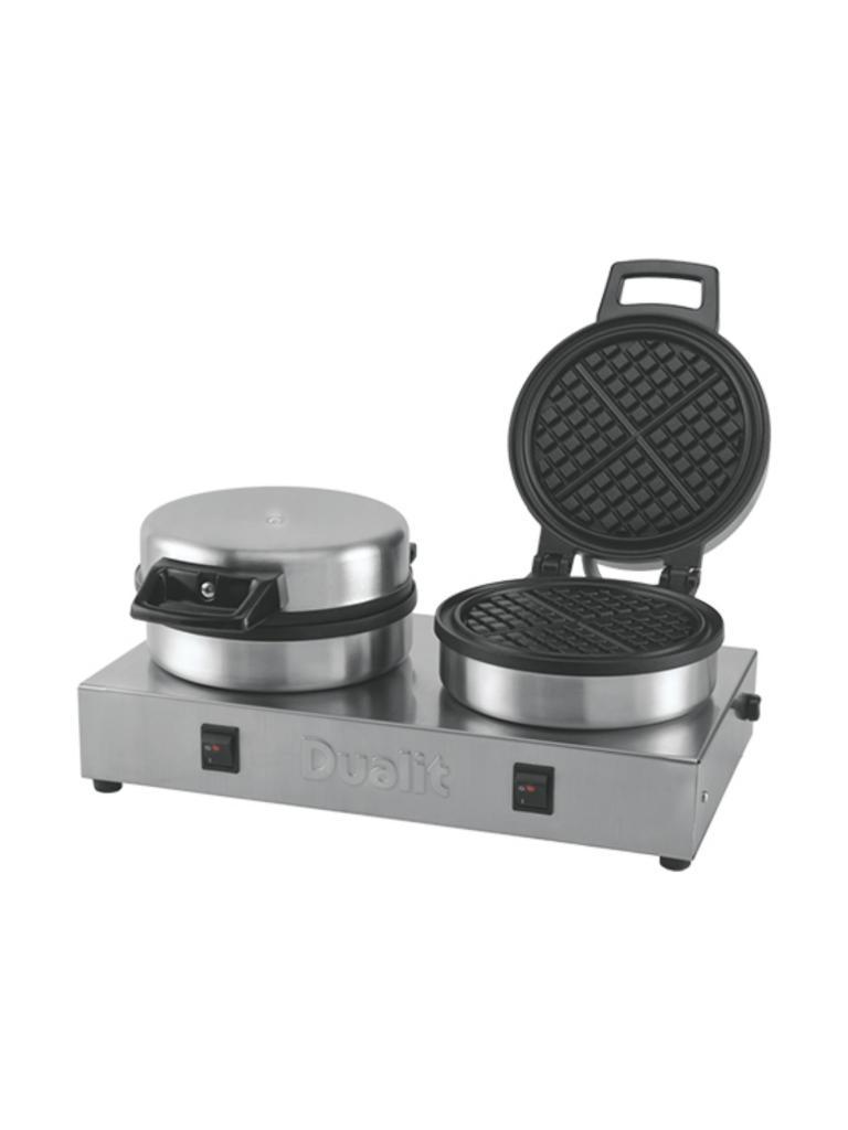 Appareil à gaufriers - H 16 x 40 x 22 CM - 4,5 KG - Ø15 CM - 220 - 240 V - 1600 W - Inox - Dualit - 310011