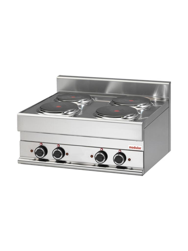 Cuisinière - H 28 x 70 x 65 CM - 29 KG - 380 - 415 - Sans - Prise V - 10400 W - Inox - Electrique - Modulaire - 316014