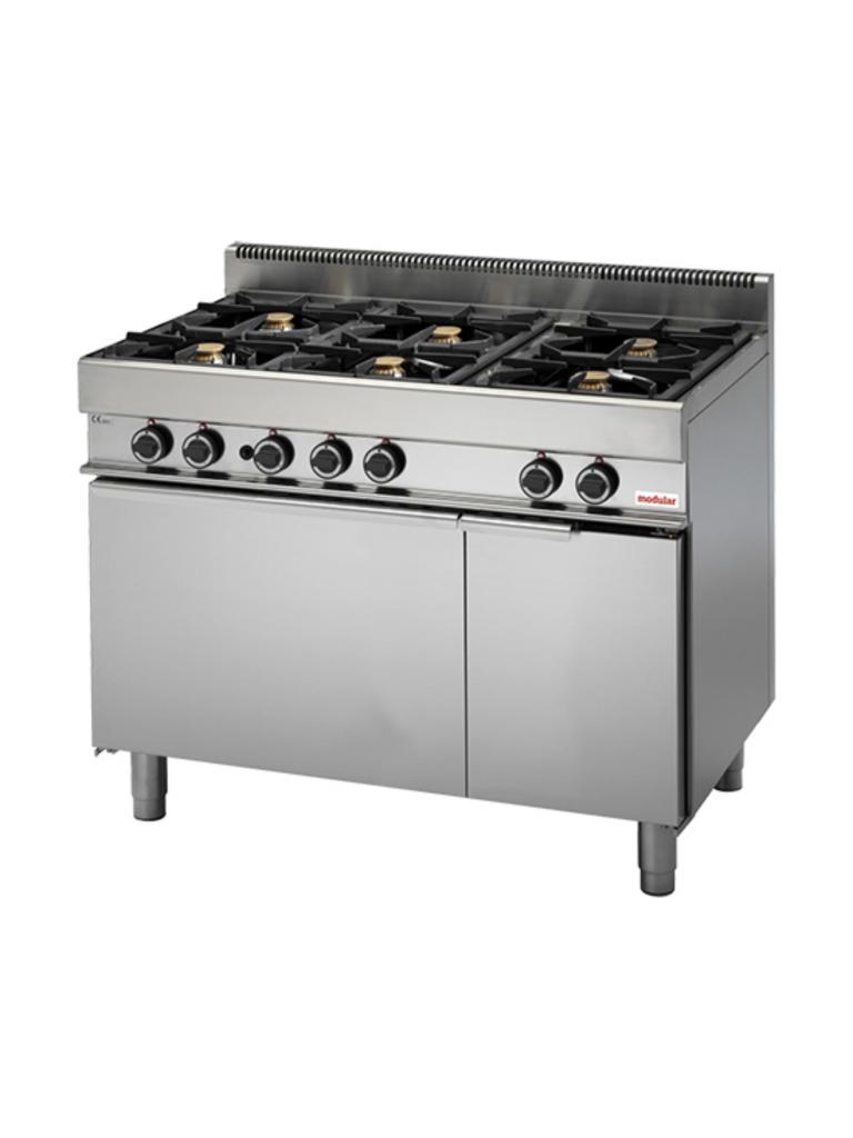Réchaud - H 85 x 110 x 65 CM - 109 KG - Gaz naturel - 30,8 CM - Inox - Modulaire - 316017