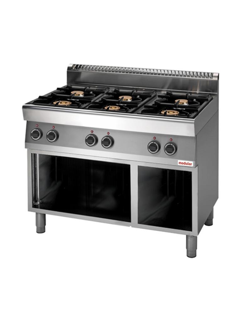 Appareil de cuisson - H 85 x 110 x 70 CM - 73 KG - Gaz naturel - 25,8 CM - Inox - Gaz - Modulaire - 316702