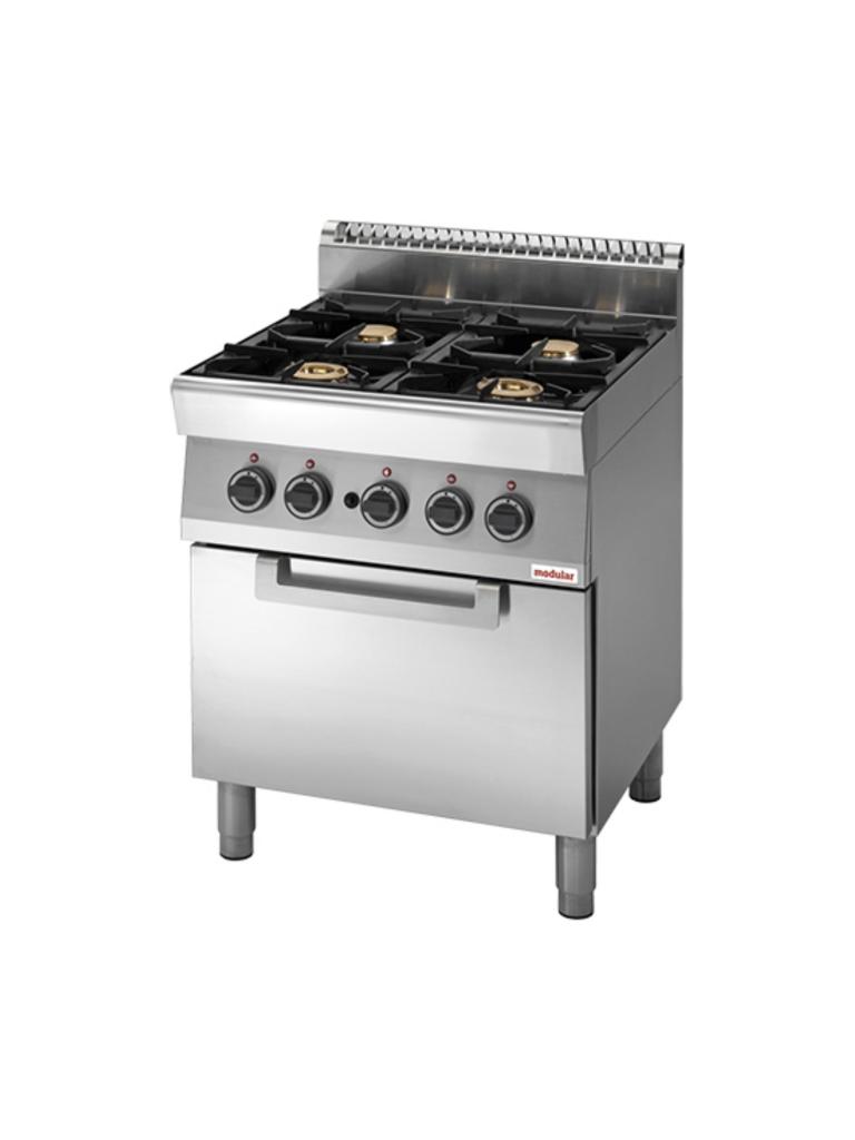Réchaud - H 85 x 70 x 70 CM - 82 KG - Gaz naturel - 23,4 CM - Inox - Modulaire - 316705