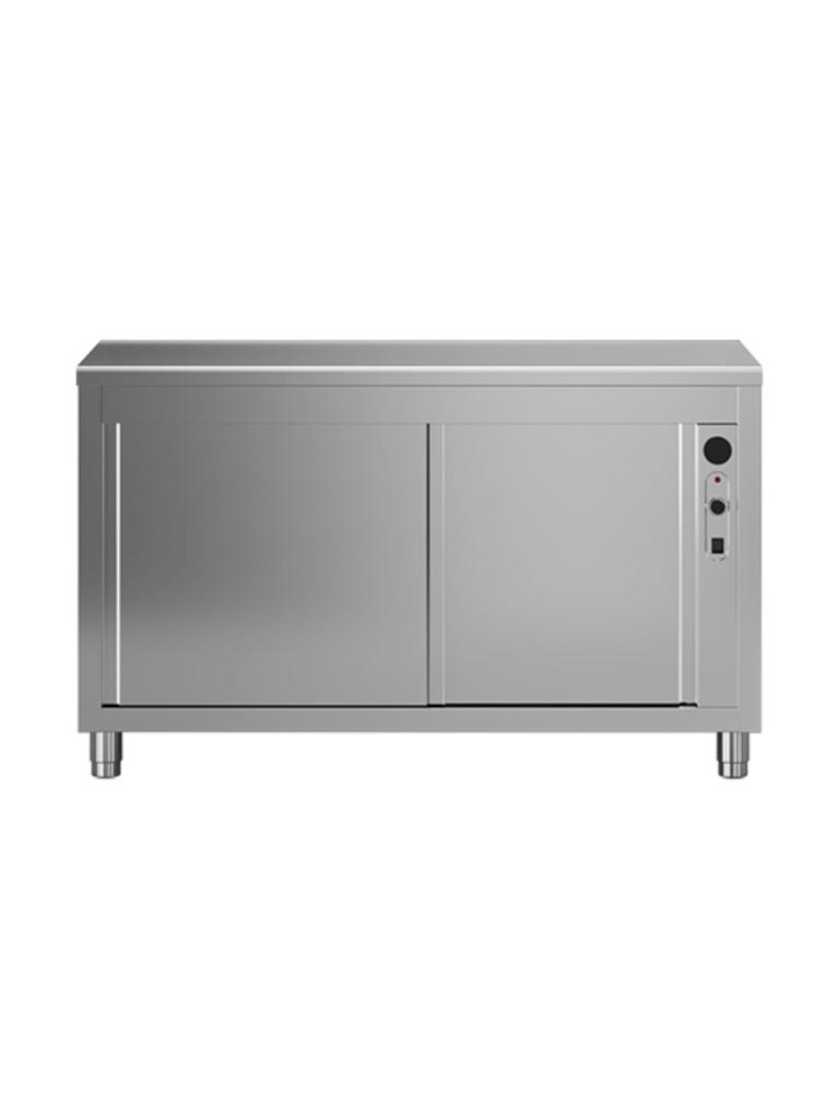 Armoire chauffante - H 87 x 140 x 70 CM - 83 KG - 220 - 240 V - 2500 W - Inox - +30°C / +90°C - Multinox - 317062