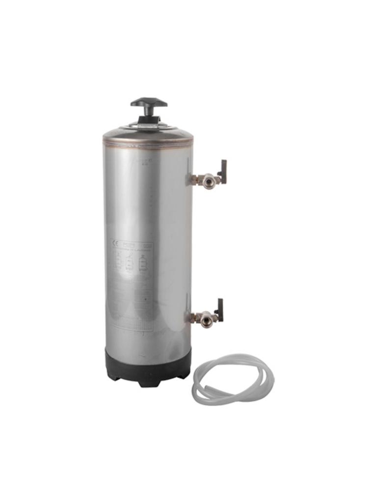 Adoucisseur d'eau - H 62 CM - 4,2 KG - Ø24 CM - Inox - 16 Litre - 340003
