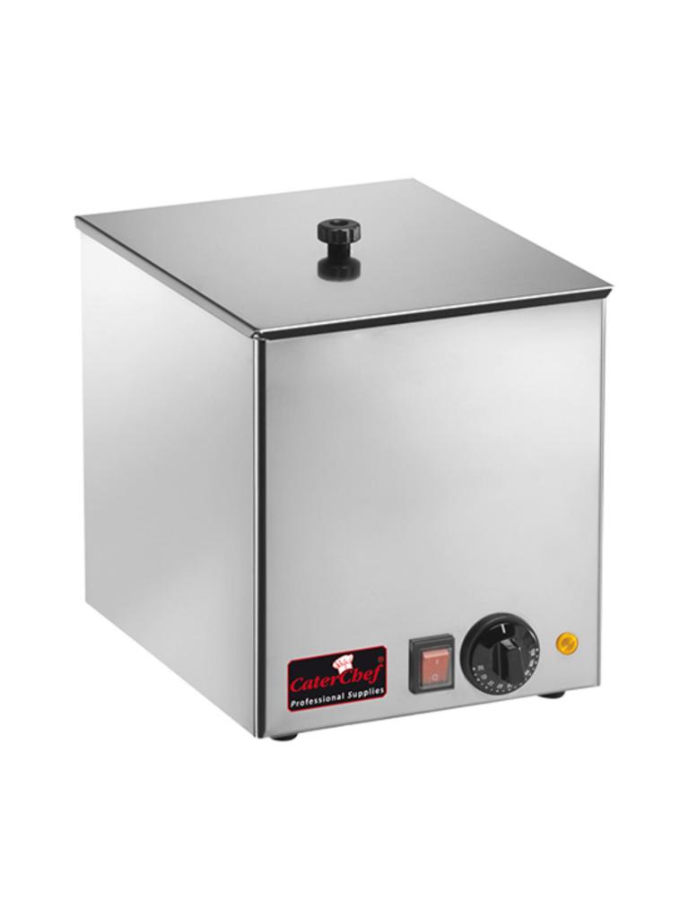 Chauffe saucisses - H 29 x 28 x 35 CM - 6 865 KG - 220 - 240 V - 1000 W - Inox - +0°C / +110°C - Caterchef - 508010