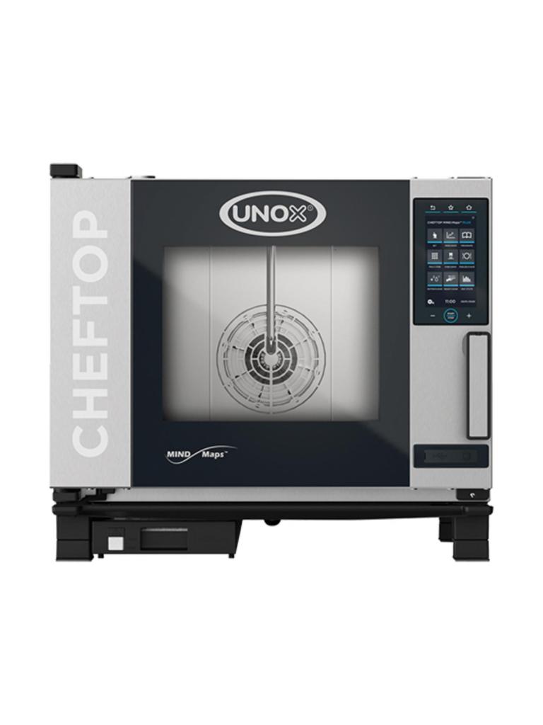 Cheftop Mindplus - H 67.5 x 75 x 78.3 CM - 69.5 KG - 380 - 415 - Sans - Prise V - 9300 W - Inox - +30°C / +260°C - Unox - 596234