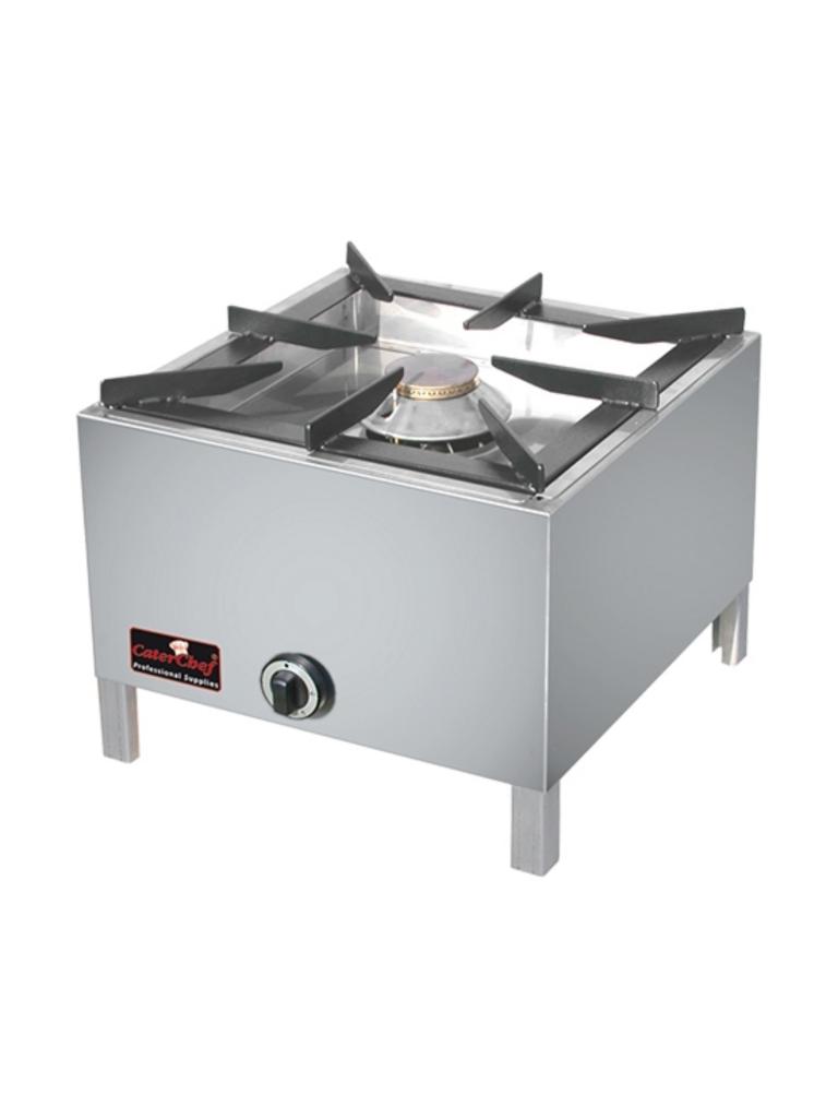 Hokker - H 40 x 54 x 54 CM - 21,4 KG - Gaz naturel_Gaz propane - 11 CM - Inox - Gaz - Caterchef - 680011