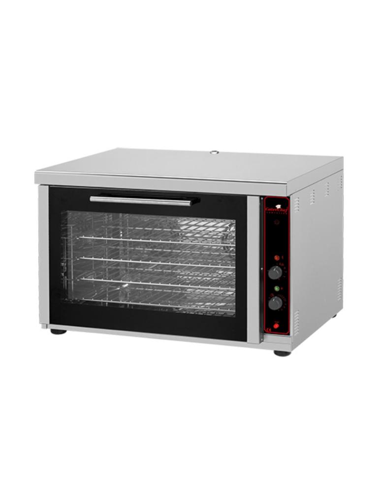 Four à convection - H 58,5 x 88,5 x 67 CM - 53 KG - 220 - 240 - Sans - Prise V - 3400 W - Inox - +100°C / +300°C - Caterchef - 680016