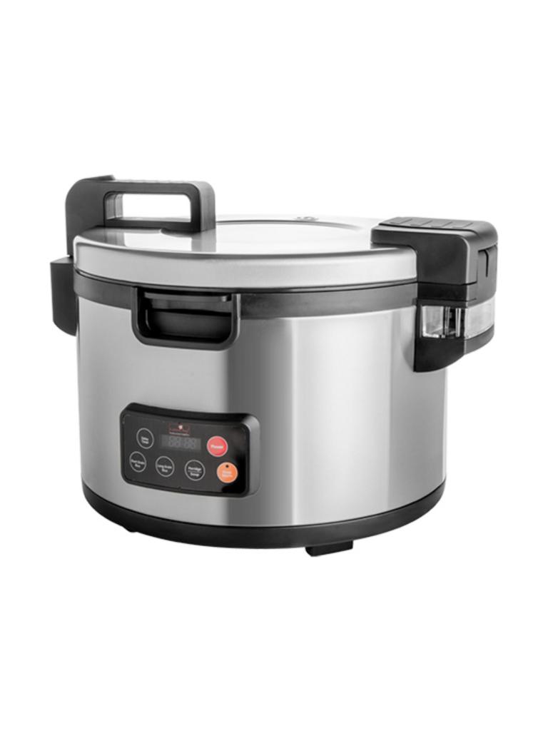 Cuiseur à riz - H 41,7 CM - 14,4 KG - Ø46 CM - 220 - 240 V - 2600 W - Inox - 8,2 Litre - Caterchef - 688087