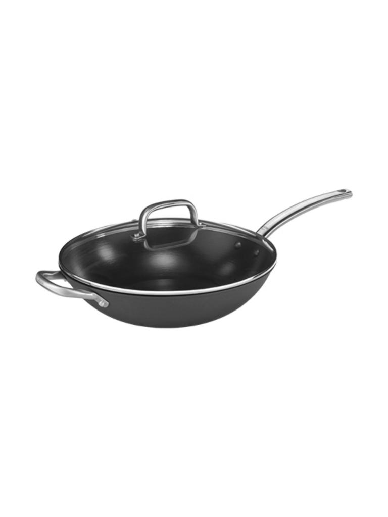 Wok - H 8 CM - 1,56 KG - Ø32 CM - Acier Fonte Léger - 4,4 Litre - Pujadas - 720912