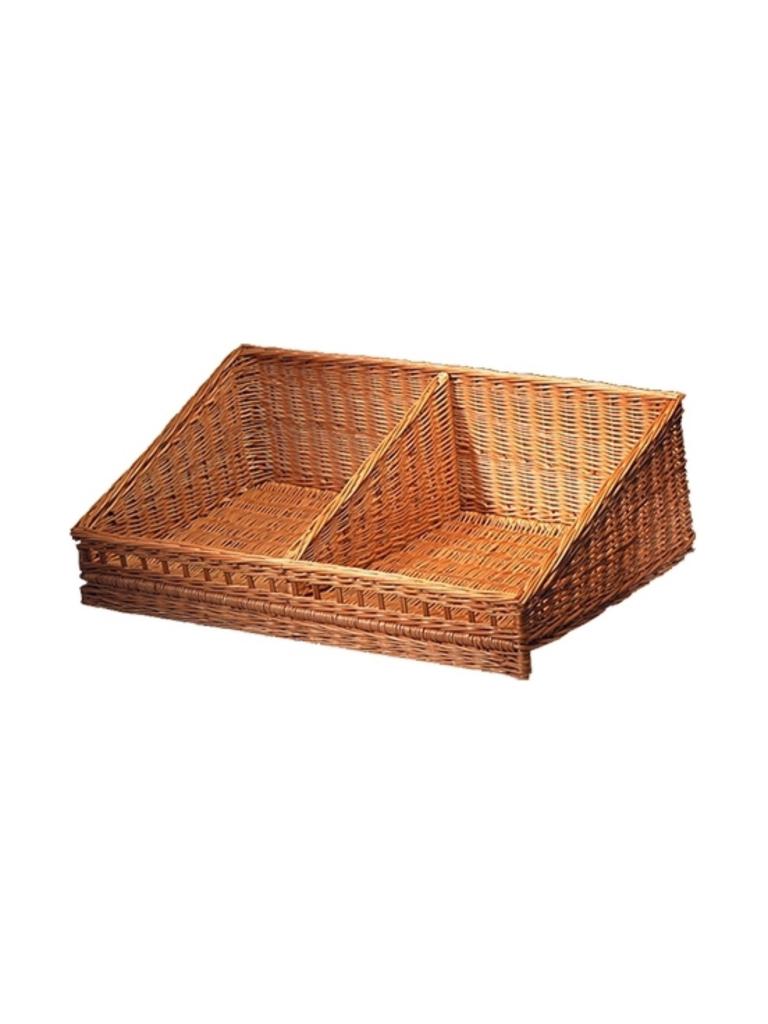 Corbeille à pain - H 30 x 99,5 x 55 CM - 3,5 KG - Bois de saule - Marron - 809025