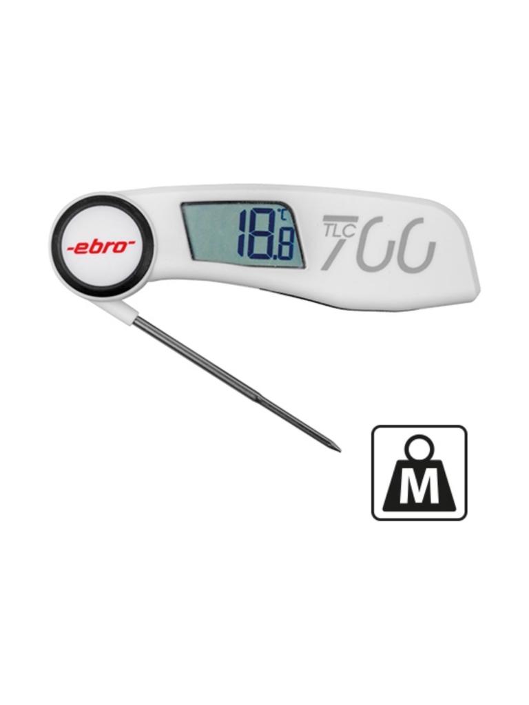 Jauge de Température à Coeur - H 1.5 x 3.3 CM - 0.041 KG - 11.8 CM - Acrylonitrile-Butadiène-Styrène (Abs) - -30°C / +220°C - Ebro - 926010