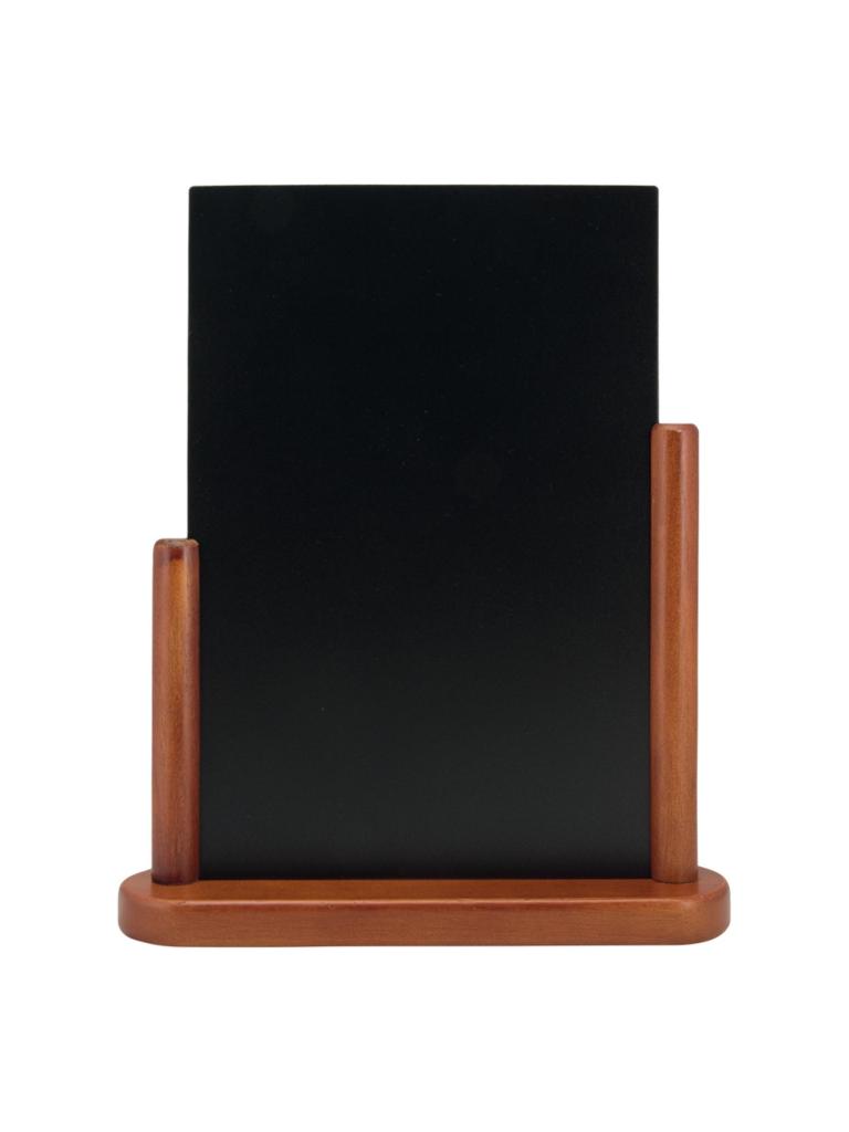 Tableau noir de table - A4 - Acajou - Securit