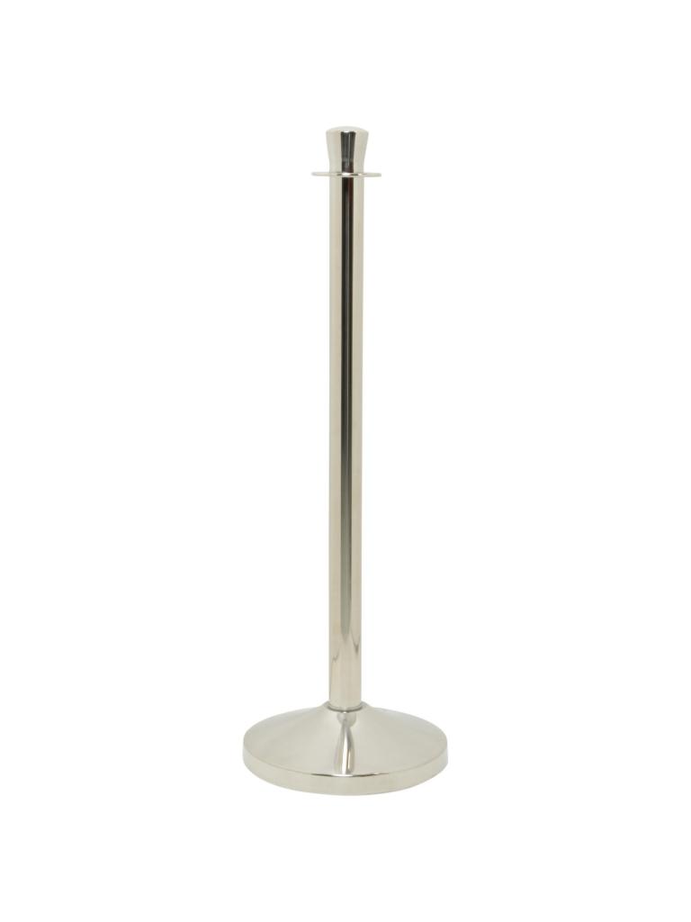 Poteau de barrière - Avec base - Argent - Inox - H 100 CM - Securit