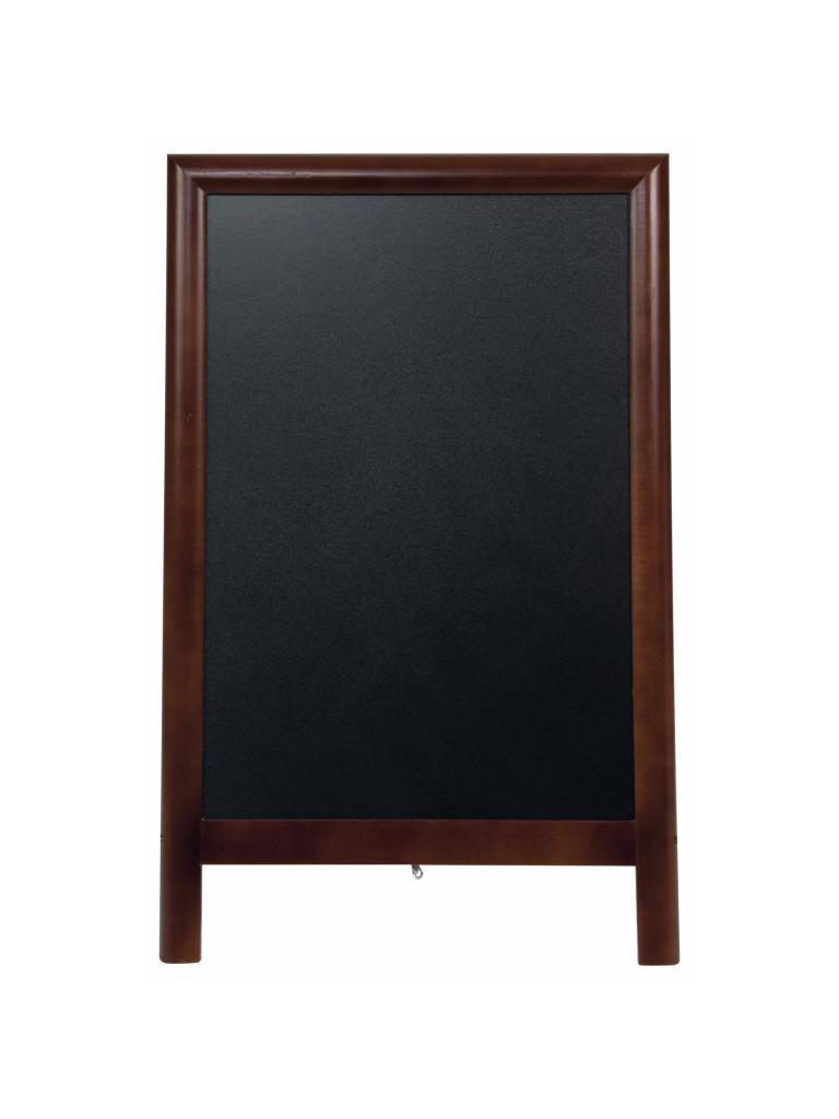 Tableau noir - Trottoir - H 98 x 56,5 x 7,5 CM - Marron - Securit - SBD-DB-85