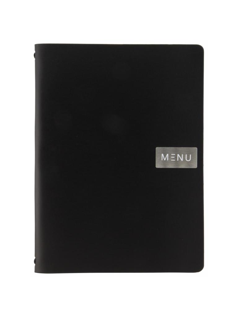 Menu - Royal - A4 - H 33,2 x 24,6 x 0,5 CM - Noir - Securit - MC-LRA4-ROBL