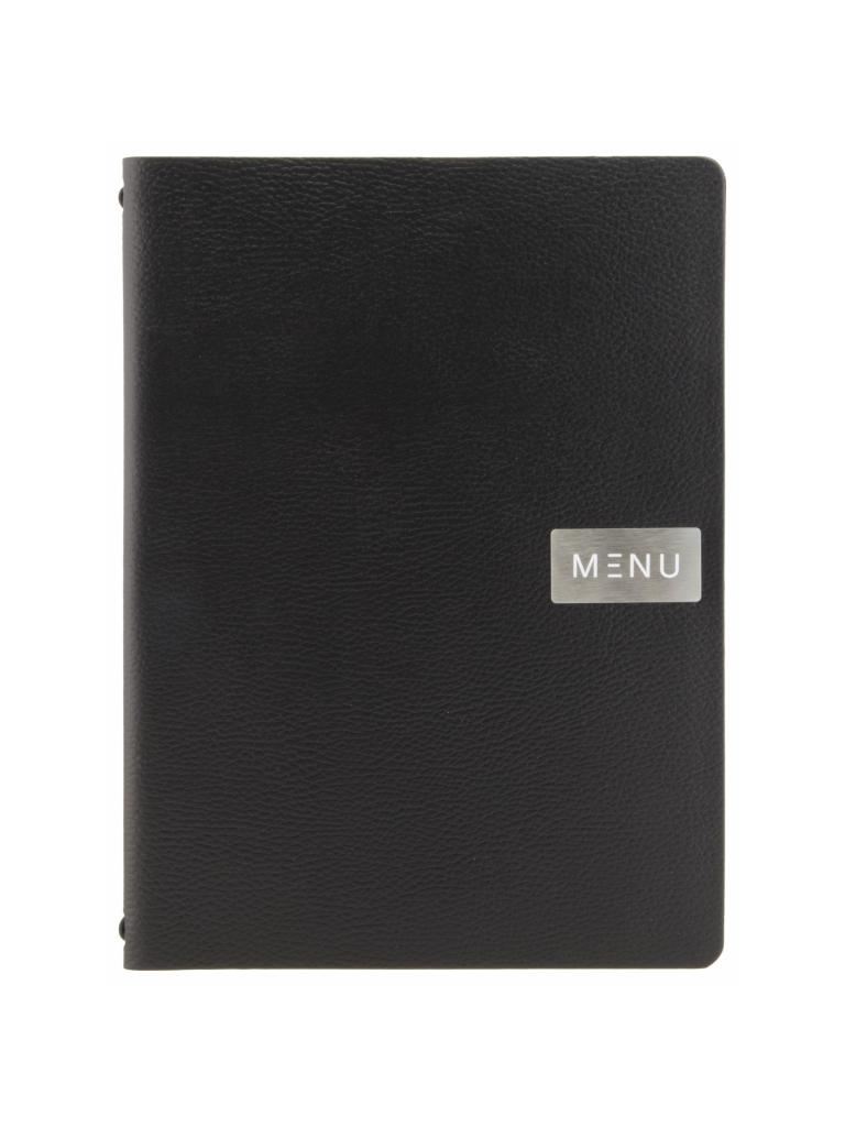 Menu - Brut - A4 - H 33,2 x 24,6 x 0,5 CM - Noir - Securit - MC-LRA4-RWBL