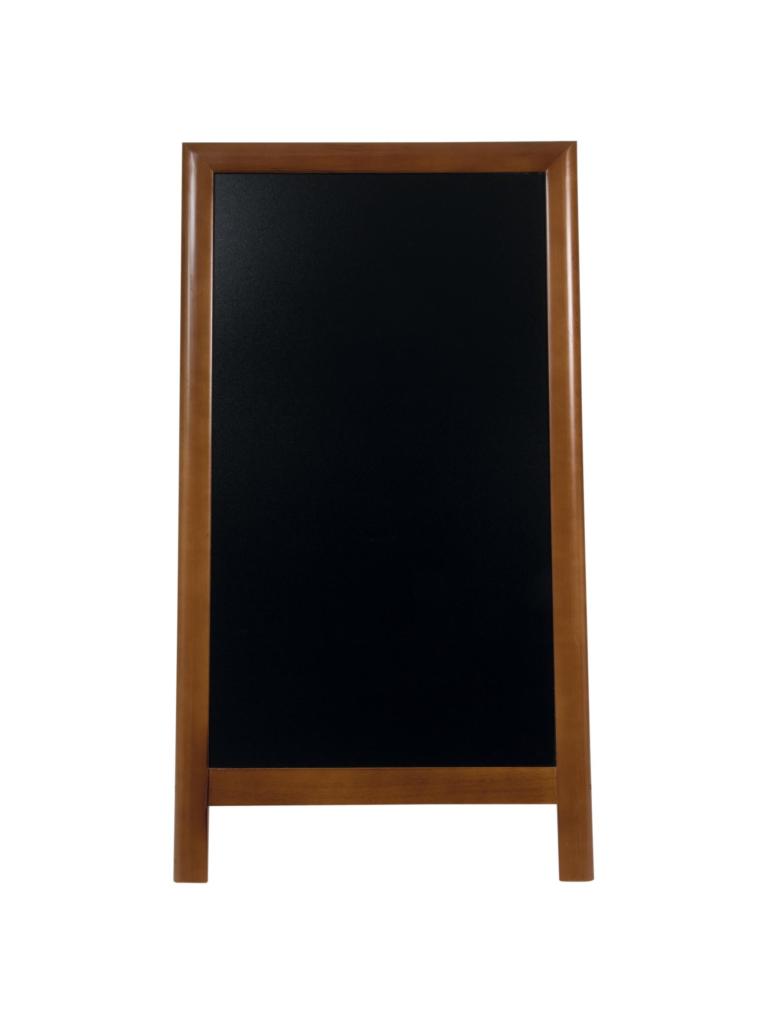 Tableau noir - Trottoir - H 129 x 72,8 x 7,2 CM - Marron - Securit - SBS-DB-120
