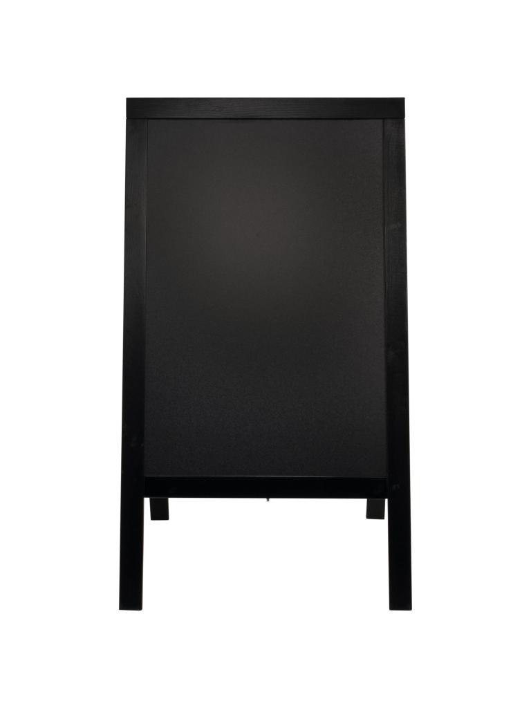 Tableau noir - Trottoir - H 129,5 x 72 x 6,5 CM - Noir - Securit - SBS-BL-120