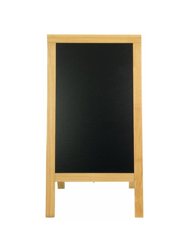 Tableau noir - Trottoir - H 144 x 75 x 6,8 CM - Marron clair - Securit - SBS-B-135