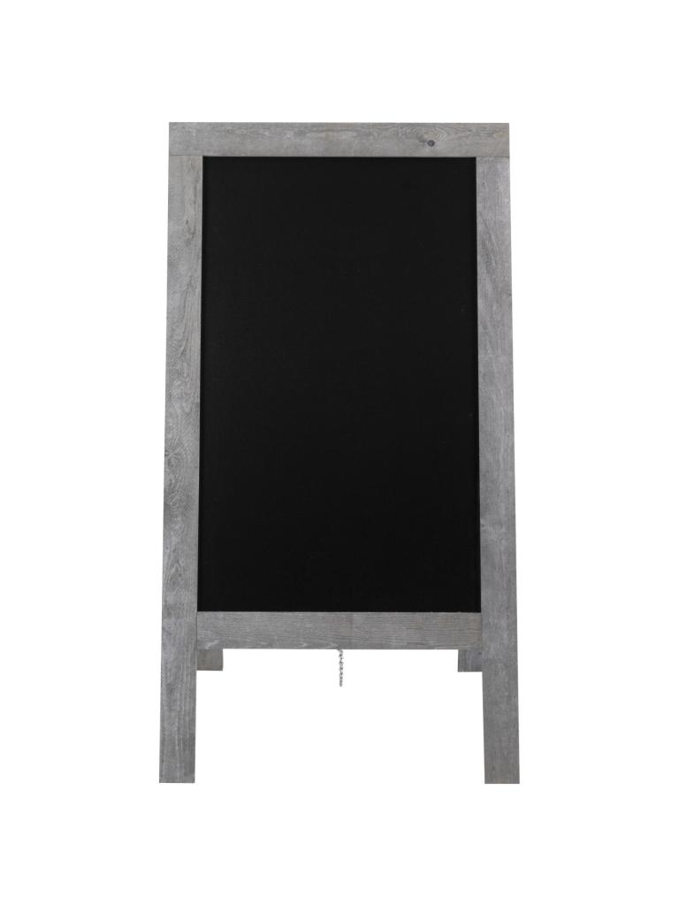 Tableau noir - Trottoir - H 131 x 75 x 6,8 CM - Gris - Securit - SBS-NG-135